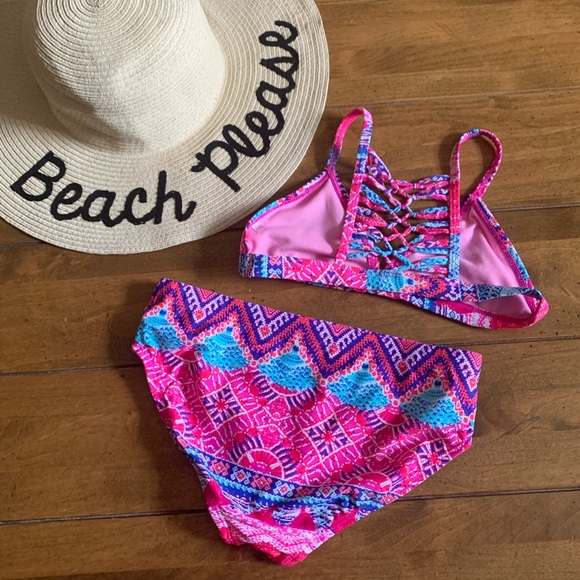 RAISINS GIRLS BIKINI 2 Piece • KIDS size 10 NWOT - Picture 2 of 3